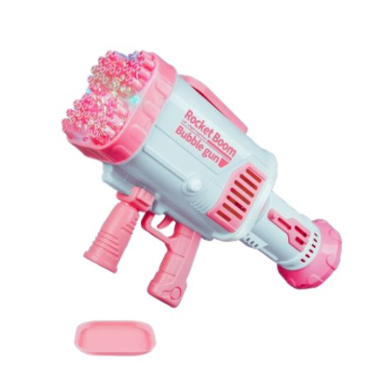 32 Hole Gatling Bubble Machine for Children Rocket Launcher Bubble Blower For Kids Bubble Gun Soap Bubble Maker Toy Boys